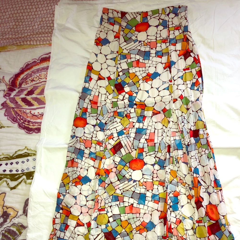 Anthropologie Maeve leadlight maxi skirt Sz 6